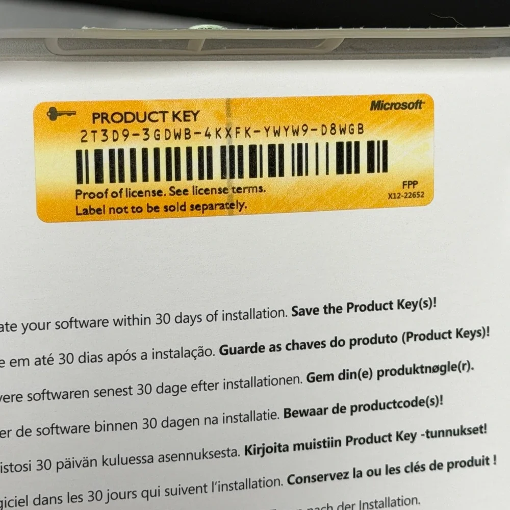 Microsoft Office Home & Student 2010 Family Pack 3 PC DVD Product Key 79G-02144